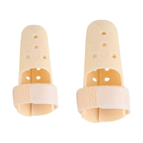 2 pezzi Stecca in plastica per dita Stecca di recupero per dita