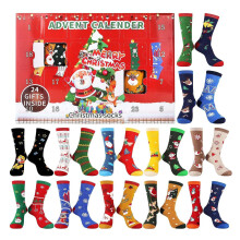 Calendrier de l'Avent 2025 pour adultes et adolescents – 12 paires de chaussettes + cadeaux, accessoires de Noël, compte à rebours festif et