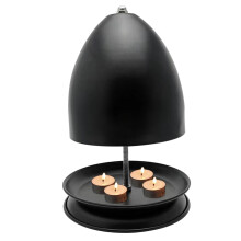 Chauffe-bougies chauffe-plat et chauffe-bougies – Double paroi, compatible avec les bougies chauffe-plat standard, idéal pour le camping, les