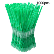 Lot de 1000 pailles en plastique coloré de qualité alimentaire, droites, pour jus, fêtes, activités manuelles pour enfants, résistantes,