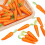 30Pcs Mini Easter Decor Carrots Realistic Fake Fruit Lifelike Carrots Simulation 1
