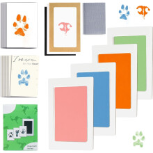 Inkless Paw Print Kit for Dogs & Cats – Nose & Paw Impressions, Clean Touch Ink Pads & Cards, Pet Keepsake Kit (Compatible with All Small to Medium
