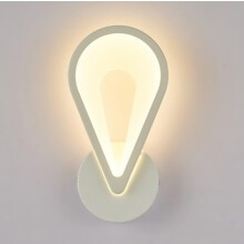 Applique murale LED d'intérieur, lampe murale moderne et minimaliste avec abat-jour en acrylique pour salon, chambre, table de chevet, salle de