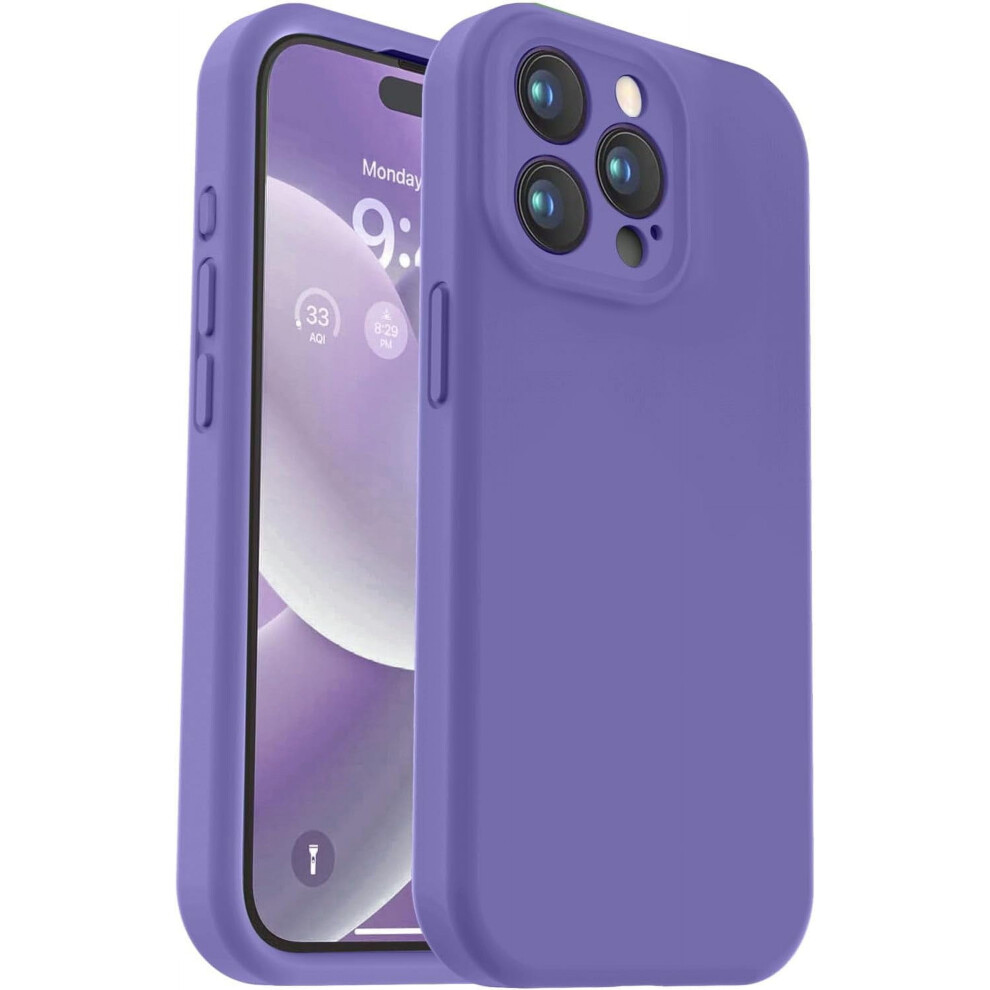 Compatible With Iphone 15 Pro Max Case Â Premium Silicone, Camera Protection, Soft Microfiber Lining, Shockproof, 6.7" 9377112545776