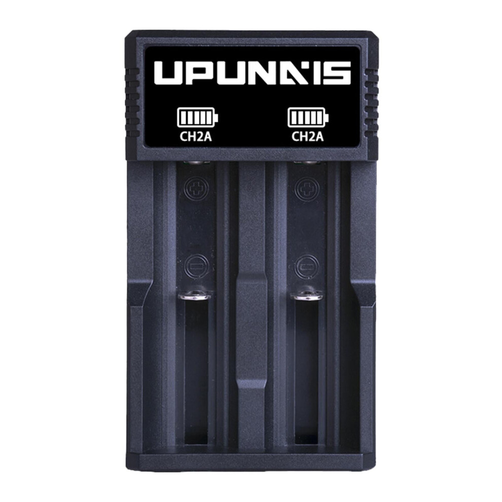 18650 Intelligent 2-Bay Charger With Led Display, Fast Charging & Multiple Protection, Compatible With 18650 Batteries 9377112545967
