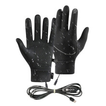 Heated Mittens USB Rechargeable Touchscreen Windproof
