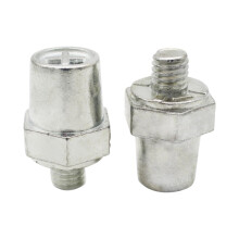 Battery Side Terminal Charging Posts (Pos/Neg) – Lead Alloy Adapter, Compatible with Automotive Packs, Pack of 2
