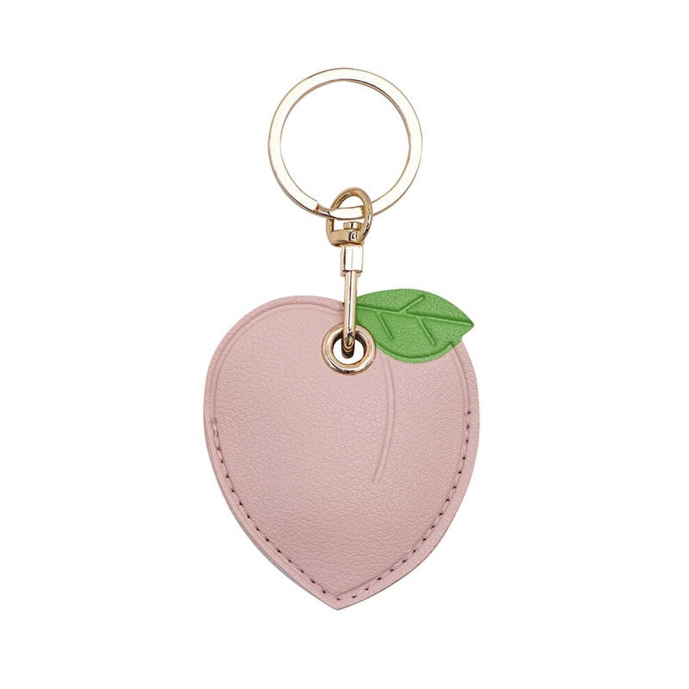Leather Keychain Case Holder For Compatible With Apple Airtag,Protective Air Tag Cover With Keychain Ring,Anti-Scratch Airtags Case For Keys 9377112545202