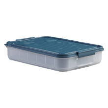 Rounded Stackable Food Storage Box with Lid for Cold Cuts, Cheese & More – Fridge Organizer, Compatible with Standard Fridges