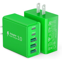 C Wall, 60W C Block 5-Port PD, A Multiport Plug Brick Cube,Dual Type C Power for 17/16/15/14/13/,,,for ( 2-)