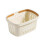 Foldable Transparent Laundry Hamper – Large Capacity Rectangular Plastic Storage Basket for Bathroom, Desktop & Home (Compatible with Small Spaces) 1