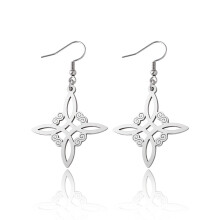Alloy Drop Earrings Amulet Witch Knot Earring Fashion Jewelry Simple Hollow Pendant Earrings Christmas Gift