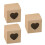 Kraft Paper Box Beige Square 2x2x2in 50Pcs 1
