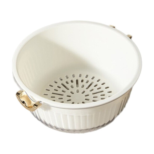 Kitchen colander double-layer plastic 1 large