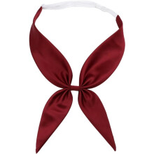 Women's Classic Bow Tie Shirt Solid Bowknot Business Top