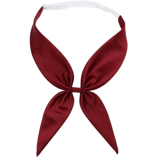 Women's Classic Bow Tie Shirt Solid Bowknot Business Top