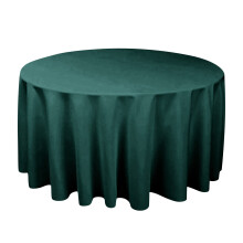 Plain solid color round tablecloth thick