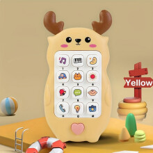 Interactive Deer-Shaped Toy Phone for Kids – Durable, Multi-Mode, Storytelling & Music – Pink/B – Compatible with Early Learning