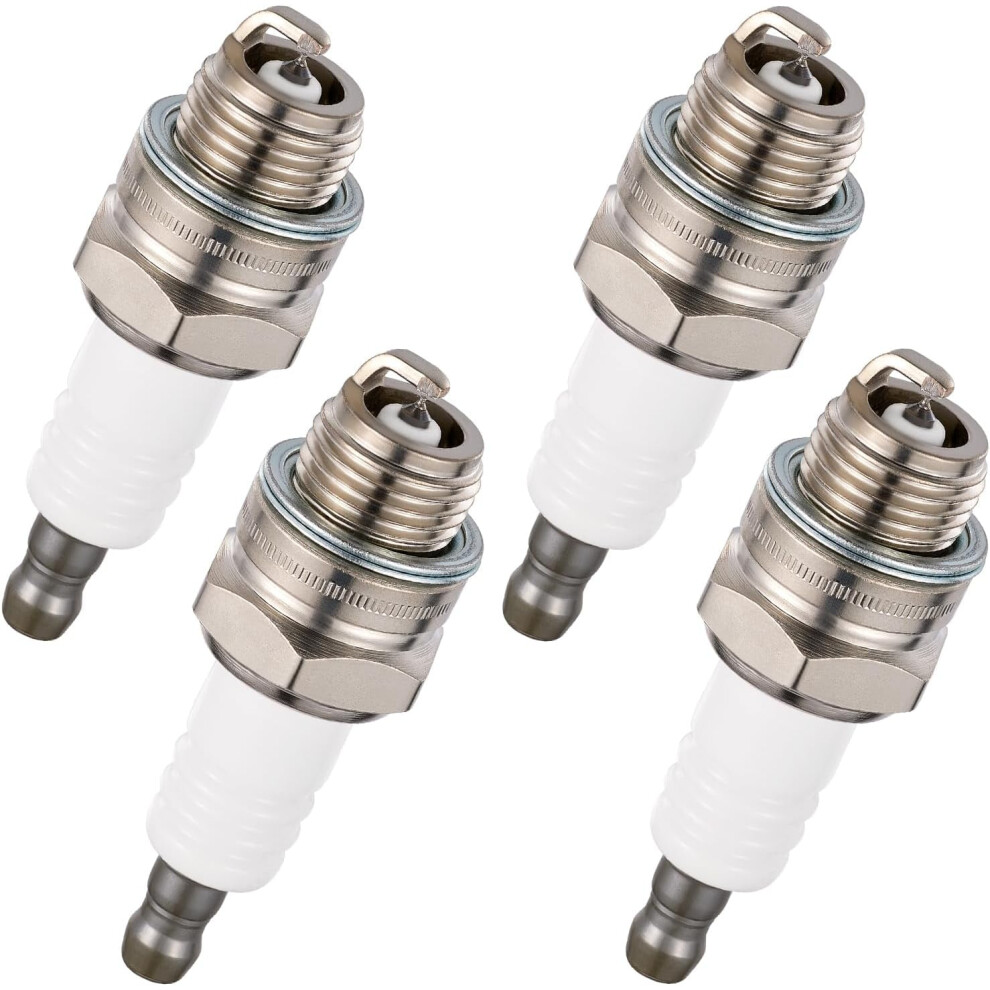 Iridium Spark Plugs Set Of 4, Compatible With Echo, Fuji, Robin, Caterpillar, Homelite, Kohler, Mitsubishi, Shindaiwa, Tanaka, Tml 9027700548107