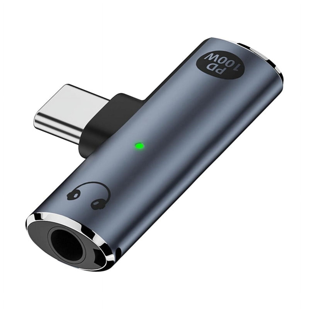Usb C To Audio Jack Adapter With 100W Fast Charging,2-In-1 Usb C To 3.5Mm Female Headphone For Type C Interface Series,A 9027700548732