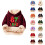 Sweat à capuche enfant multicolore imprimé glace 1