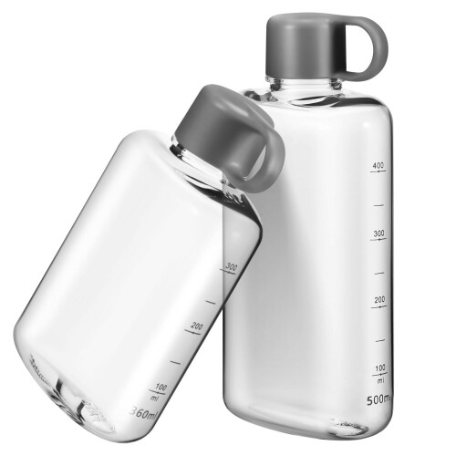 Wasserflasche Für Wandern Grau 2 Stk 1