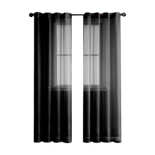 Linen Curtains, Light Filtering Window Treatments for Living Room and Bedroom, Natural Weave Fabric Drapes for Decor
