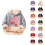 Sweat à capuche imprimé multicolore pour enfants, pull garçon, non 1