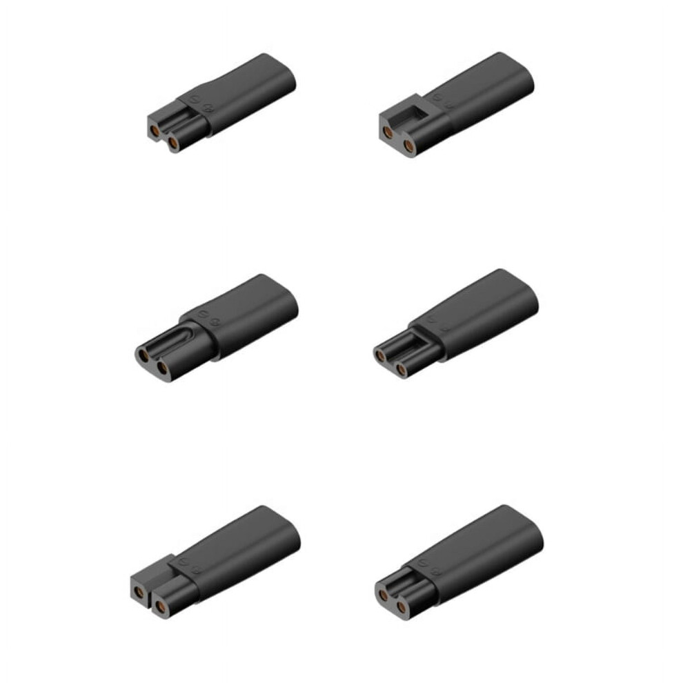 6Pcs Type-C Charger Adapter Shaving Power Adapter For Electric Hair Clipper Beard Trimmers,Shavers,Beauty Instruments 9027700088023