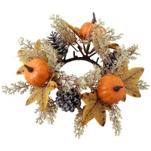 couronne de bougies d'automne, guirlande décorative