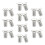 20pcs 20mm Staples Pacifier Clip With Strap Hooks Suspenders 4