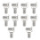20pcs 20mm Staples Pacifier Clip With Strap Hooks Suspenders 5