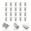 20pcs 20mm Staples Pacifier Clip With Strap Hooks Suspenders 9