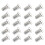 20pcs 20mm Staples Pacifier Clip With Strap Hooks Suspenders 10
