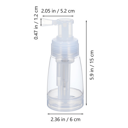 Spuitfles Poederfles Shampoofles Babyhaarpoeder 1