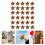 30 Stuks Roestig Pentagram Kerstboomhanger Ijzer 5