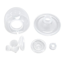 Wearable Breast Pump Set with Duckbill Valve & 24mm Flange Inserts for S9 S10 S12