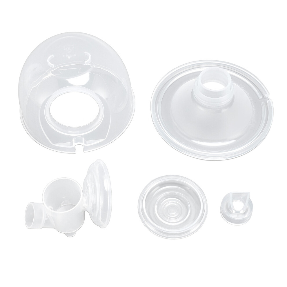 Wearable Breast Pump Set with Duckbill Valve & 24mm Flange Inserts for S9 S10 S12