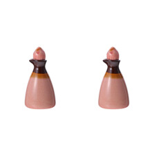 2Stk Rosa Keramik Duftflasche Mit Eisrissglasur Für Damen
