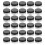 110Pcs Plastic Refillable Cream Jars Travel Cosmetics Storage Black 1