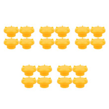 20Pcs Bright Yellow Slide Hardware Screw Covers for Toddler Playsets