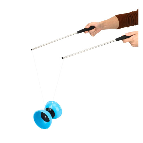 Diabolo-Set mit Metallstäben für Tricks