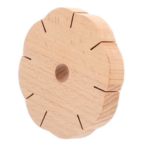 herramienta de tejido de pulsera de madera, telar para cuerda, diy 2