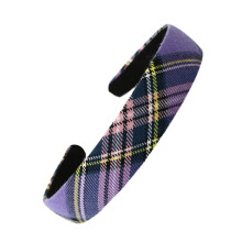 Herbruikbare geruite brede haarband/hoofddoek, multifunctioneel haaraccessoire voor vrouwen, geschikt voor werk, evenementen en vakantie.