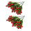 6Pcs Artificial Cherry Branches with Realistic Red Fruit for Wedding and Home Decorative Use 1