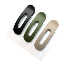 3-pak flade hårspænder til kvinder - lige kloklemmer store flade kloklemmer matte flade kloklemmer stærke kløer hårspænder til piger