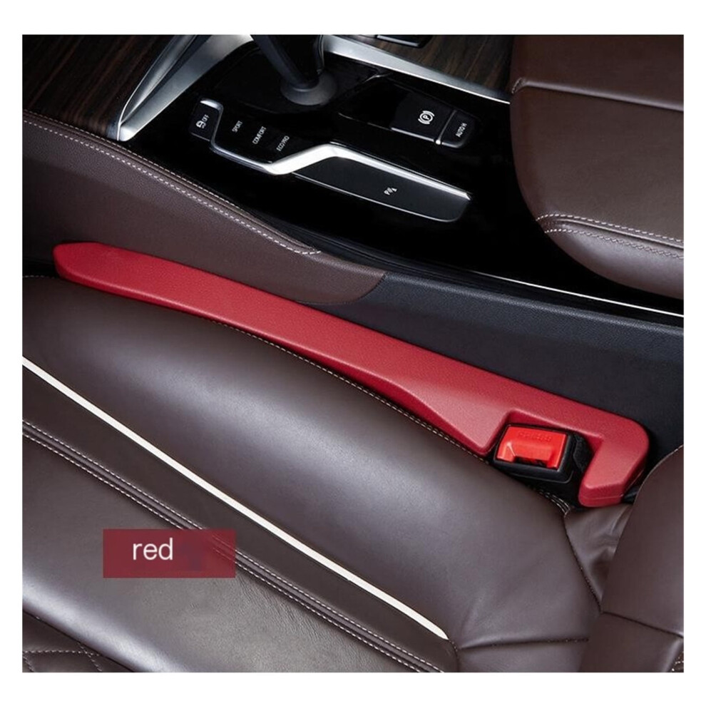 2 Pcs Car Seat Gap Filler Organizer, Universal Auto Interior Accessory Compatible With Most Vehicles, Orange 9551475130019