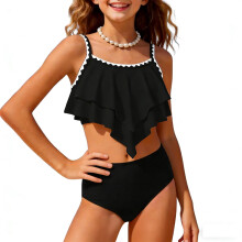 Mädchen-Badeanzüge, zweiteilige Bikini-Sets, schnelltrocknende Sommerbademode, Bikinis, 7-8 Jahre