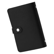Álbum para Coleção de Cédulas com 50 Bolsos, Porta-Dinheiro em Couro, Organizador de Notas, Livro para Armazenamento de Cédulas 17,8 x 12,7 cm