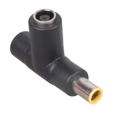 O conector DC7909Y combina as entradas solares na porta DC5521 para carregamento rápido de geradores solares.